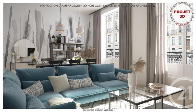 Appartement T2 à vendre - 2 pièces - 60.67 m2 - MARSEILLE - 13004 - PROVENCE-ALPES-COTE-D-AZUR - Century 21 Longchamp Immobilier