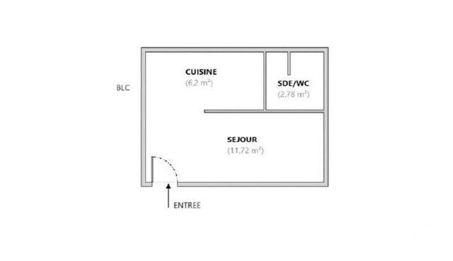 Appartement T1 à louer - 1 pièce - 20.7 m2 - MARSEILLE - 13001 - PROVENCE-ALPES-COTE-D-AZUR - Century 21 Longchamp Immobilier