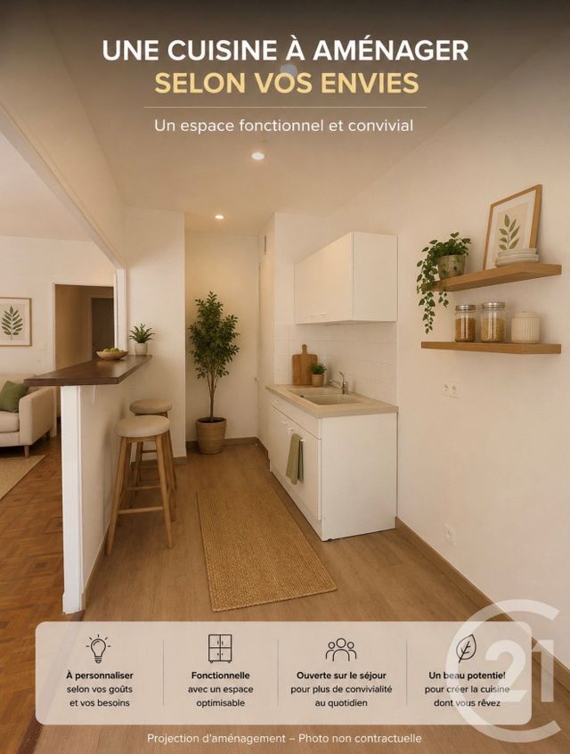 Appartement T2 à vendre - 2 pièces - 44.55 m2 - MARSEILLE - 13004 - PROVENCE-ALPES-COTE-D-AZUR - Century 21 Longchamp Immobilier
